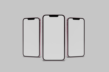 Phone Screen Blank Mockup