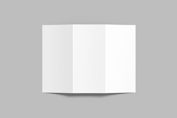 Fototapeta premium Trifold Brochure Blank Mockup 