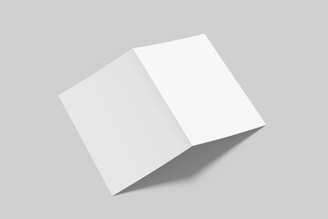 A5 Bifold Brochure Blank Mockup