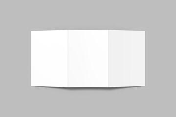 A5 Trifold Brochure Blank Mockup