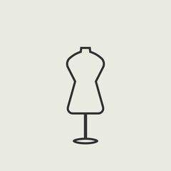 Fashion stand icon