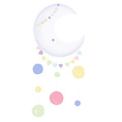 Cute Moon Pastel