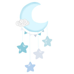 Cute Moon Star Cloud 03