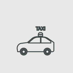 Taxi car icon