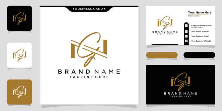 Initial Letter NG logo design template.