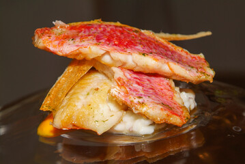 Plato de Salmonetes a la plancha