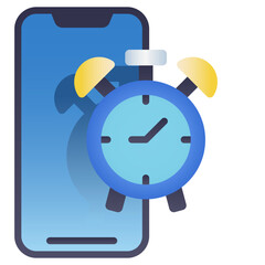 mobile clock icon
