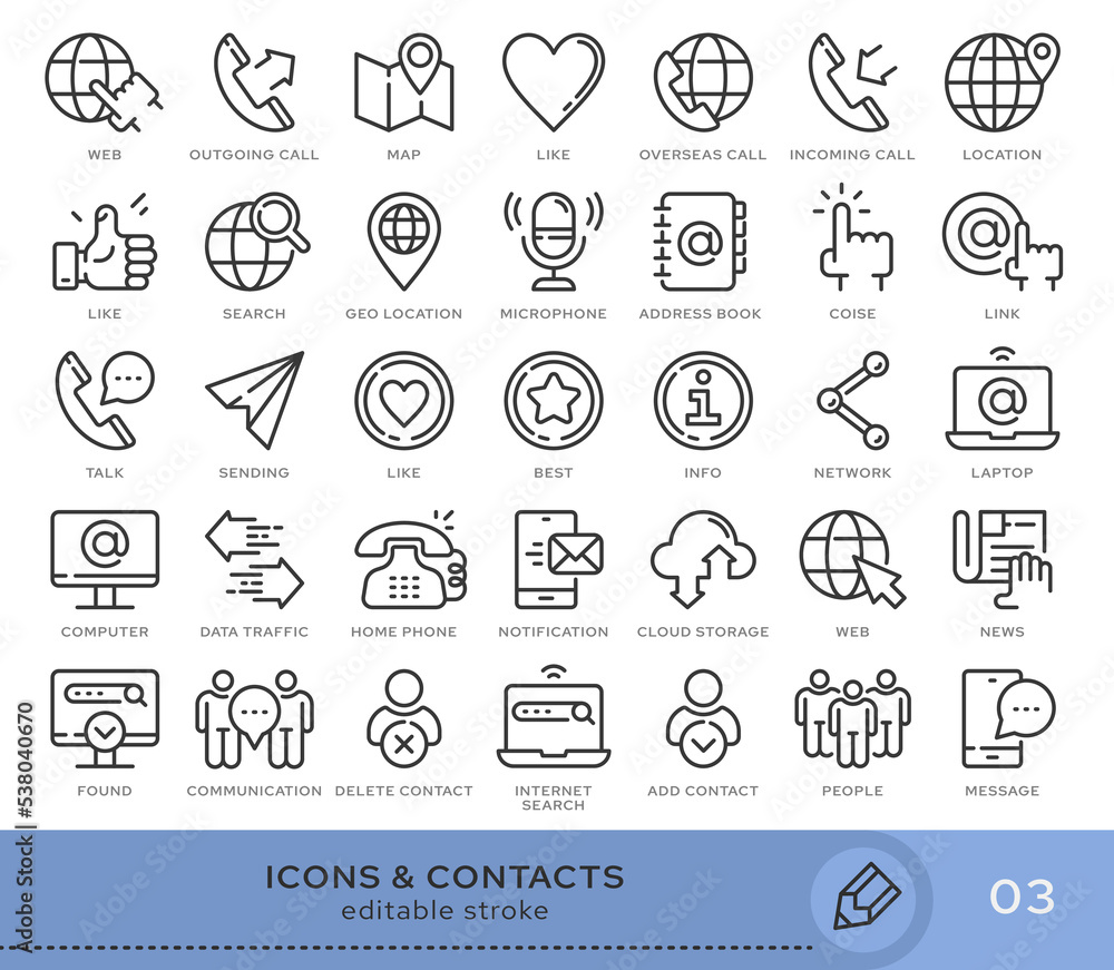 Poster set of conceptual icons. vector icons in flat linear style for web sites, applications and other gra