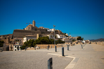 view of the city ibiza