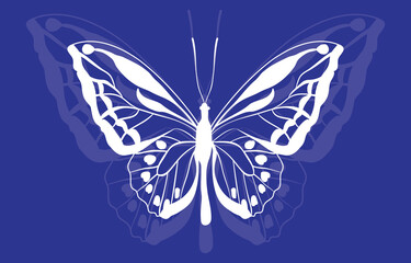 Butterfly seamless repeat pattern design background. Random colorful butterfly silhouette, cute girly pastel pattern.