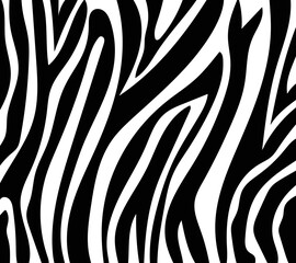 vector seamless zebra skin pattern.