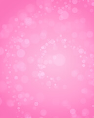 Abstract pink background with bokeh