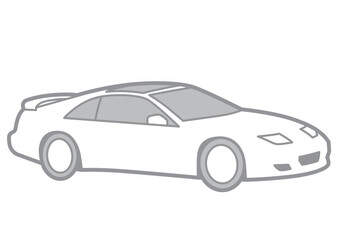 Naklejka premium JAPANESE SPORT CAR - VECTOR ILLUSTRATOR ON BACKGROUND WHITE - SPORTCAR_T058 : 538048278