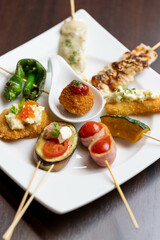 串料理の盛り合わせ