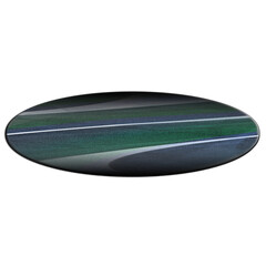 Abstract transparent oval border element.