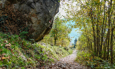 Herbstwanderung bei Naturns in Südtirol