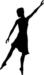 Ballet Dancer Dancing Silhouette © Christos Georghiou