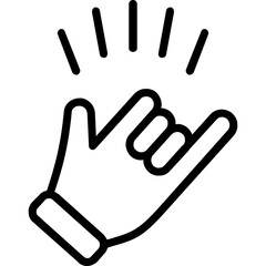 Obraz premium Call me Icon