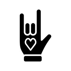 Rock Love Icon