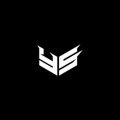 YS strong shape logo esport and gaming concept design © rudi