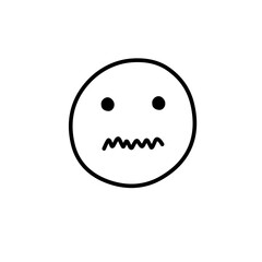 Fototapeta premium doodle emoji icon 