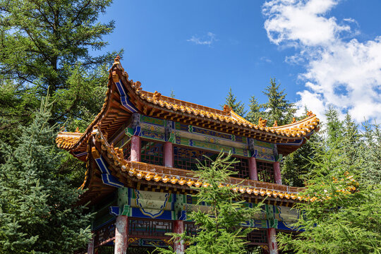 The natural scenery of Luya Mountain