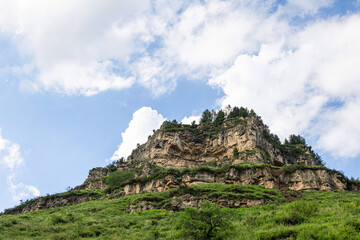The natural scenery of Luya Mountain