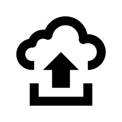 Cloud Upload Vector Icon