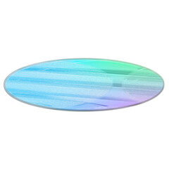 Abstract transparent oval border element.