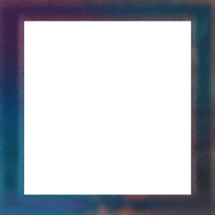 Obraz premium Abstract transparent glitch art border element.
