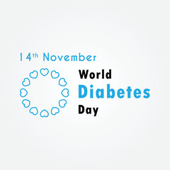 world diabetes day template design
