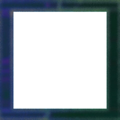 Abstract transparent glitch art border element.