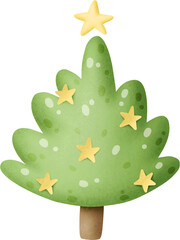 Christmas tree illustration