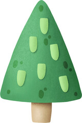 Christmas tree illustration