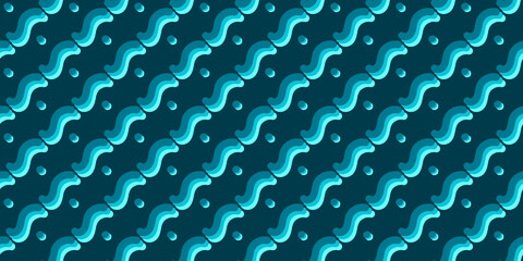 Abstract blue seamless pattern