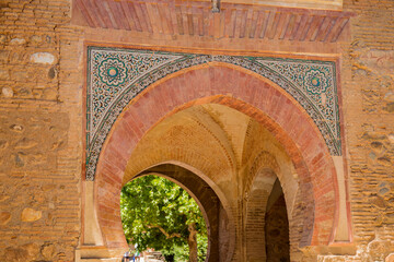 medieval architecture of Alhambra
