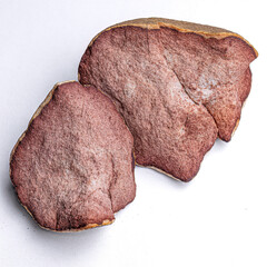 white quartz sandstone with iron oxide