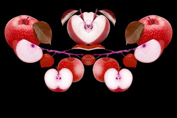 3d render illustration, Unique picture of fruit