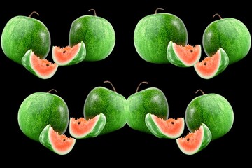 3d render illustration, Unique picture of fruit