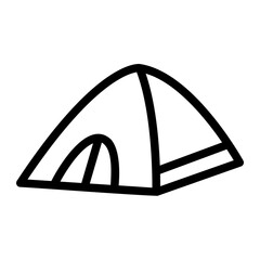 tent line icon