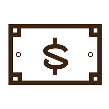 manager monay money outline icon