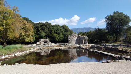 Albania, Butrint National Park is a protected natural area, it includes the archaeological site of Butrint and protects the city and the surrounding landscape.