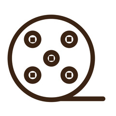 network role social web outline icon