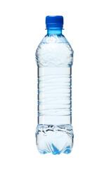 Water bottle isolated on transparent background. PNG format	
 - obrazy, fototapety, plakaty