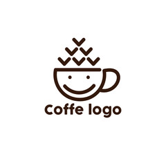 Logo coffee shop and restaurant or food and drink design company