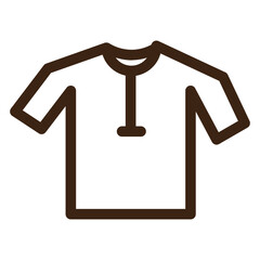 fashion cloth wear garment outline icon