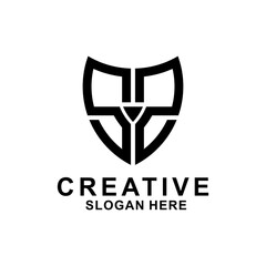 VECTOR LOGO LETTER S LETTER 2 MONOGRAM