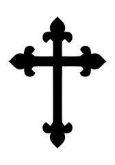 Simple Christian Cross PNG Image