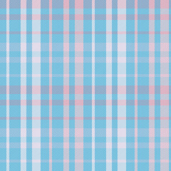 Seamless tartan plaid pattern in Pink and Blue Color.	
