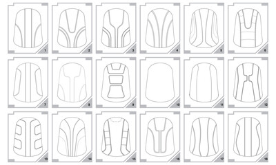 backpack vector backpart